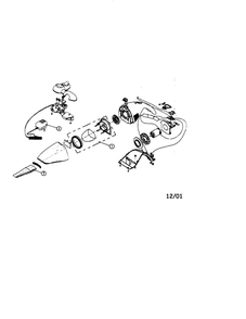 Hand Vacuum Diagram and Parts List for 0850  Dirt Devil Hand Vacuum